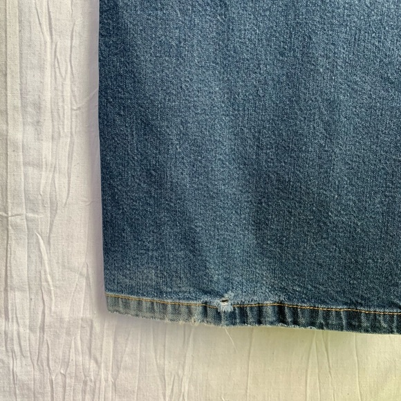 Vintage 80s Gloria Vanderbilt Denim Jeans Front Seam no Rear Pockets W Size 10 - Picture 8 of 8